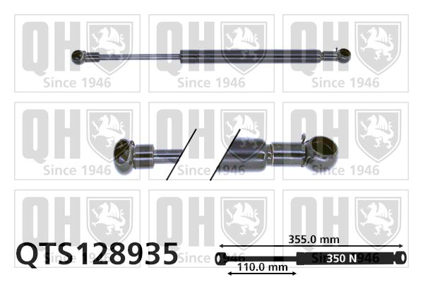 QUINTON HAZELL Газовая пружина, капот QTS128935